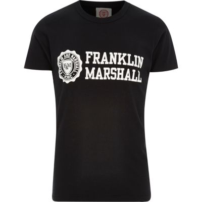 Black Franklin & Marshall branded t-shirt